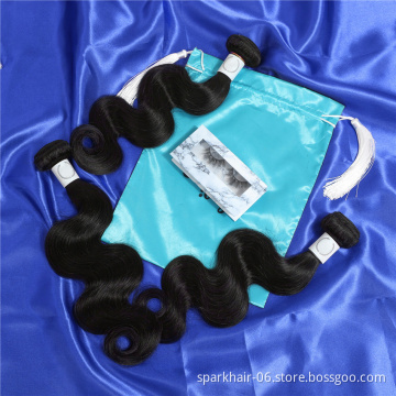Spark 10a Mink Brazilian Hair,Raw Virgin Cuticle Aligned Hair, Free Sample Virgin Brazilian Human Hair Bundles With Closure